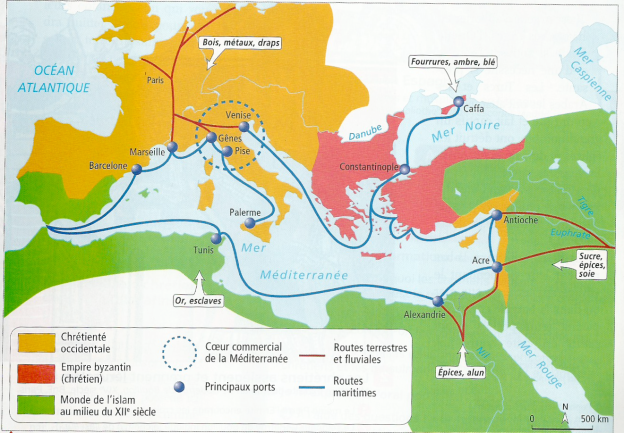 Carte. Le djihad, entre l'Europe et le Moyen-Orient